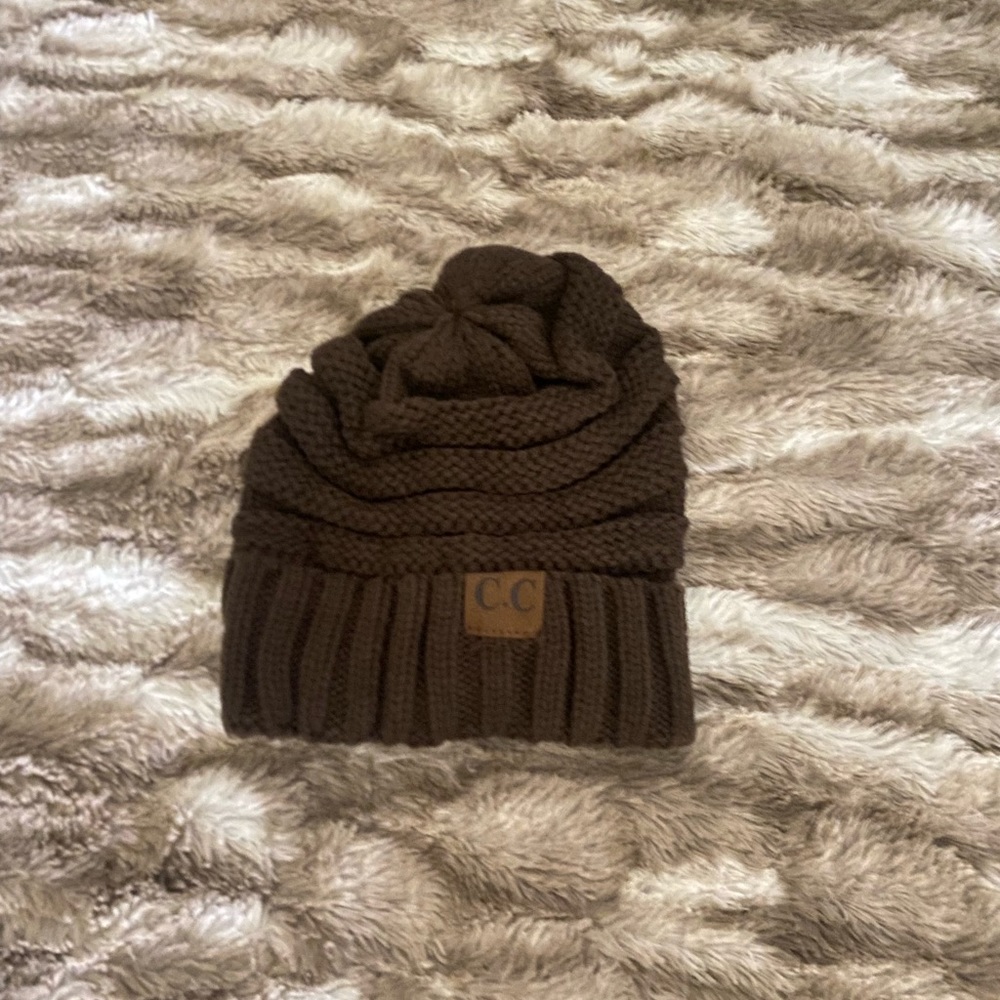 Little Kids/Baby - Brown CC Beanie
